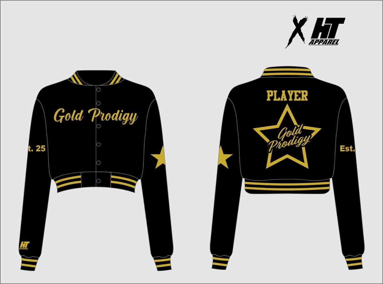 Gold Prodigy Satin Jacket