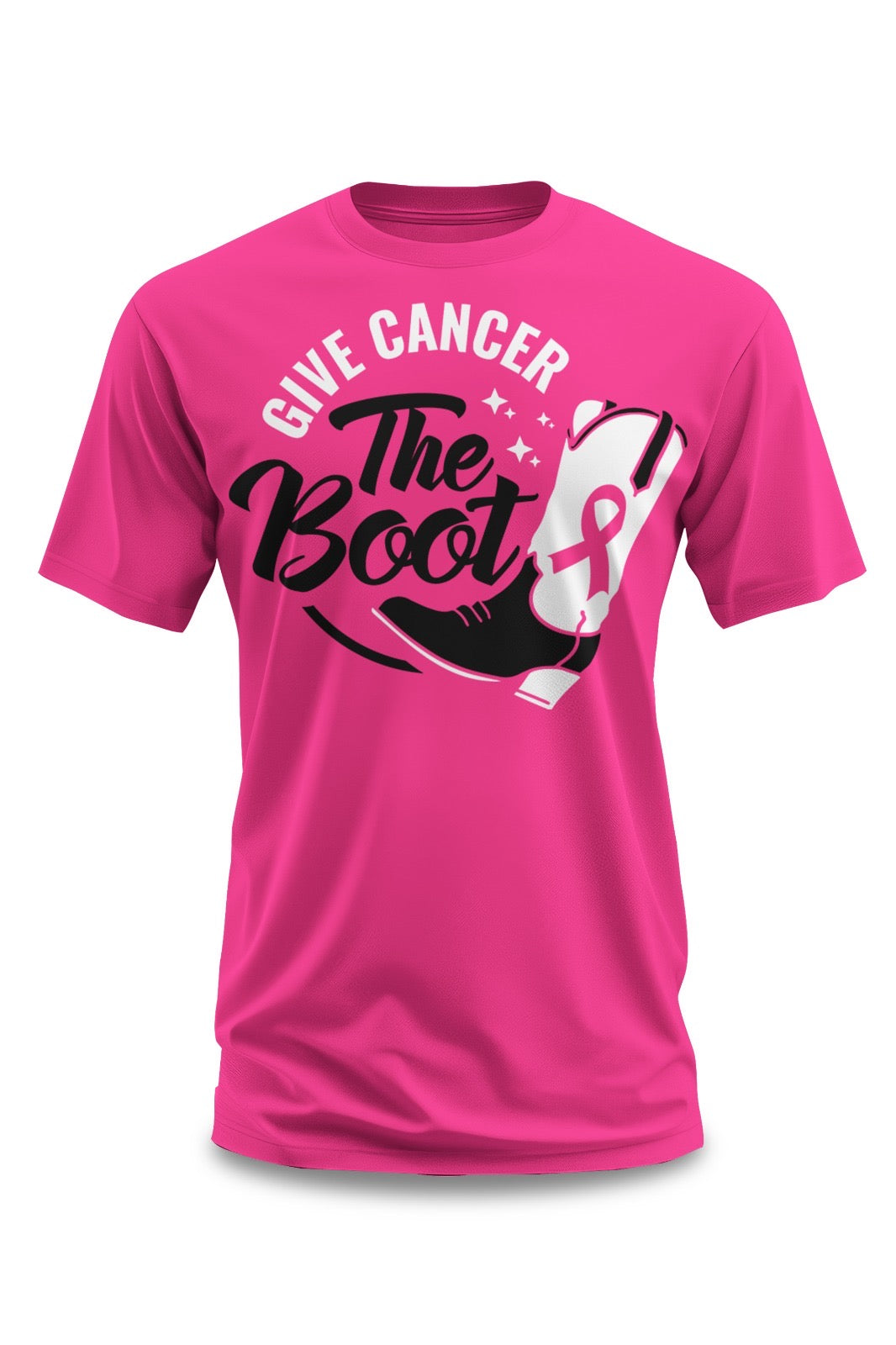 Give Cancer the Boot – Breast Cancer Awareness Shirt