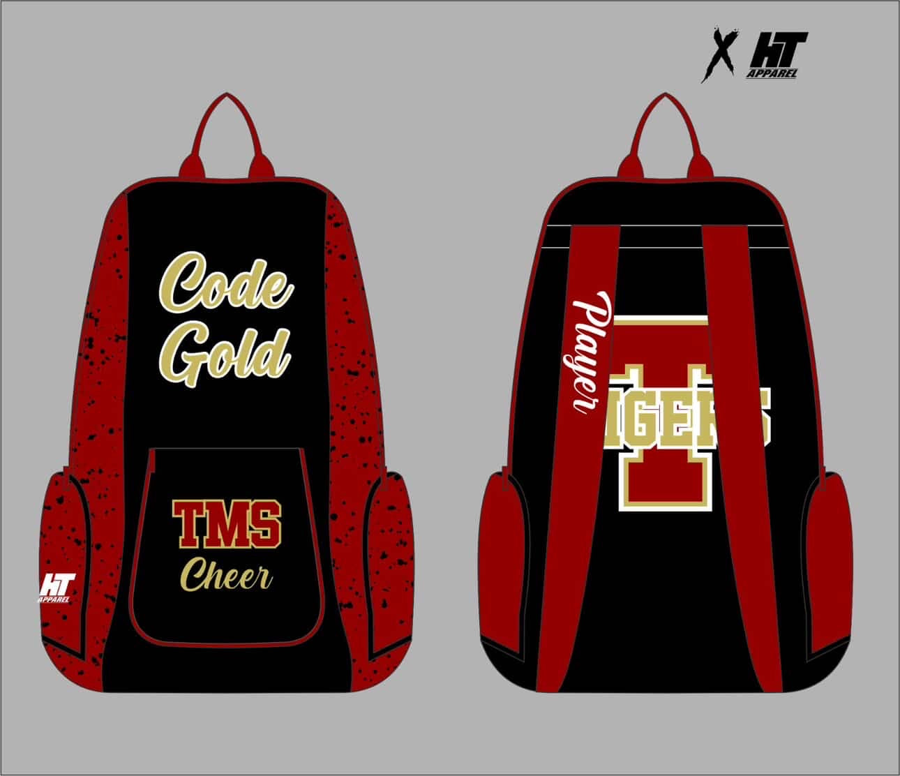 Tucker Middle Cheer Team Backpacks – Spirit On the Go