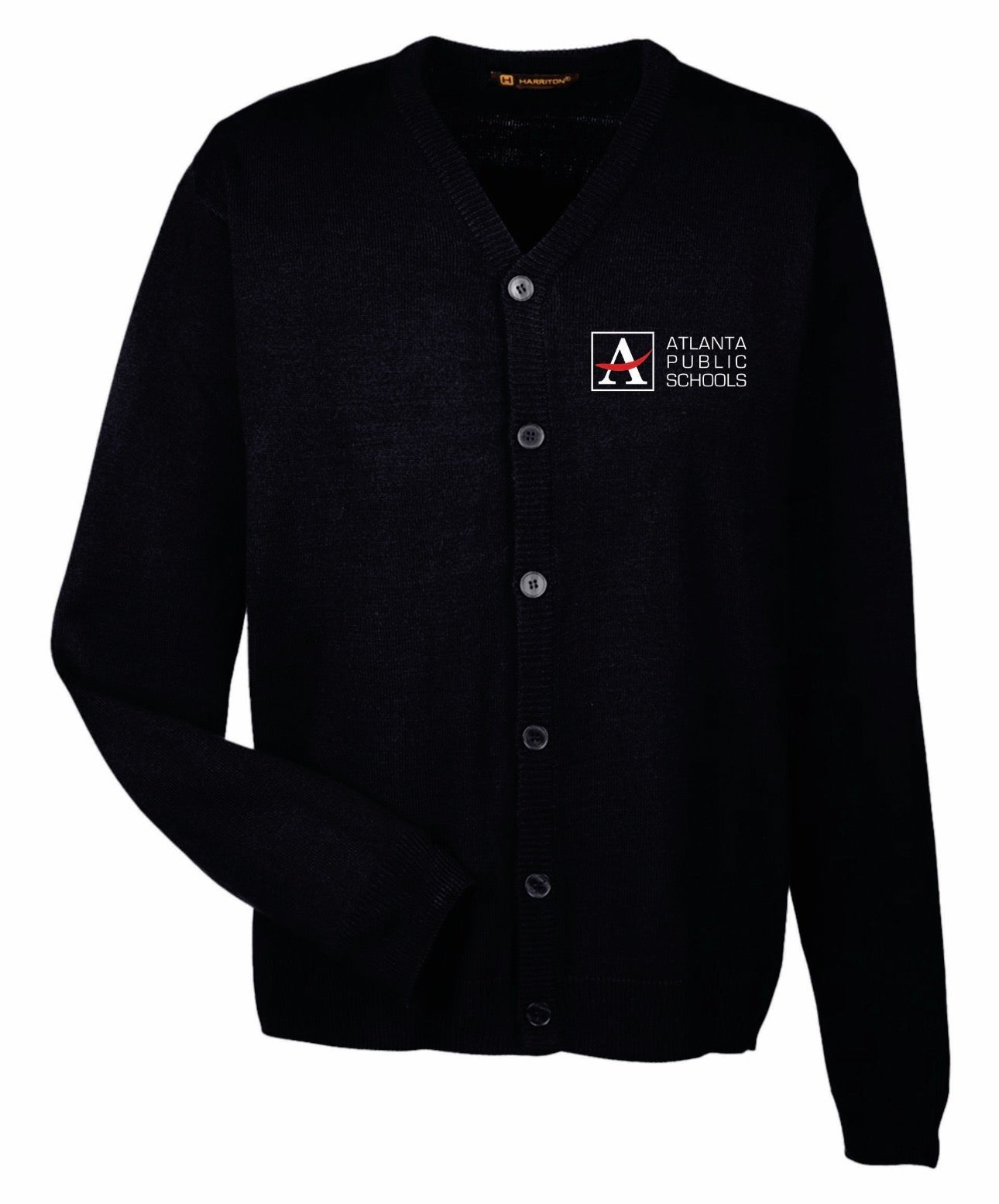 Atlanta Public Schools Staff Men’s Cardigan – Premium Professional Layer
