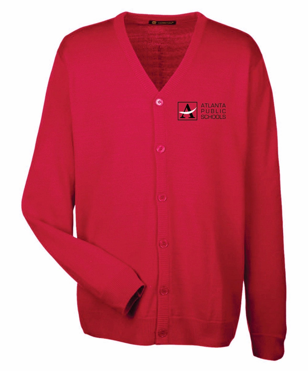Atlanta Public Schools Staff Men’s Cardigan – Premium Professional Layer