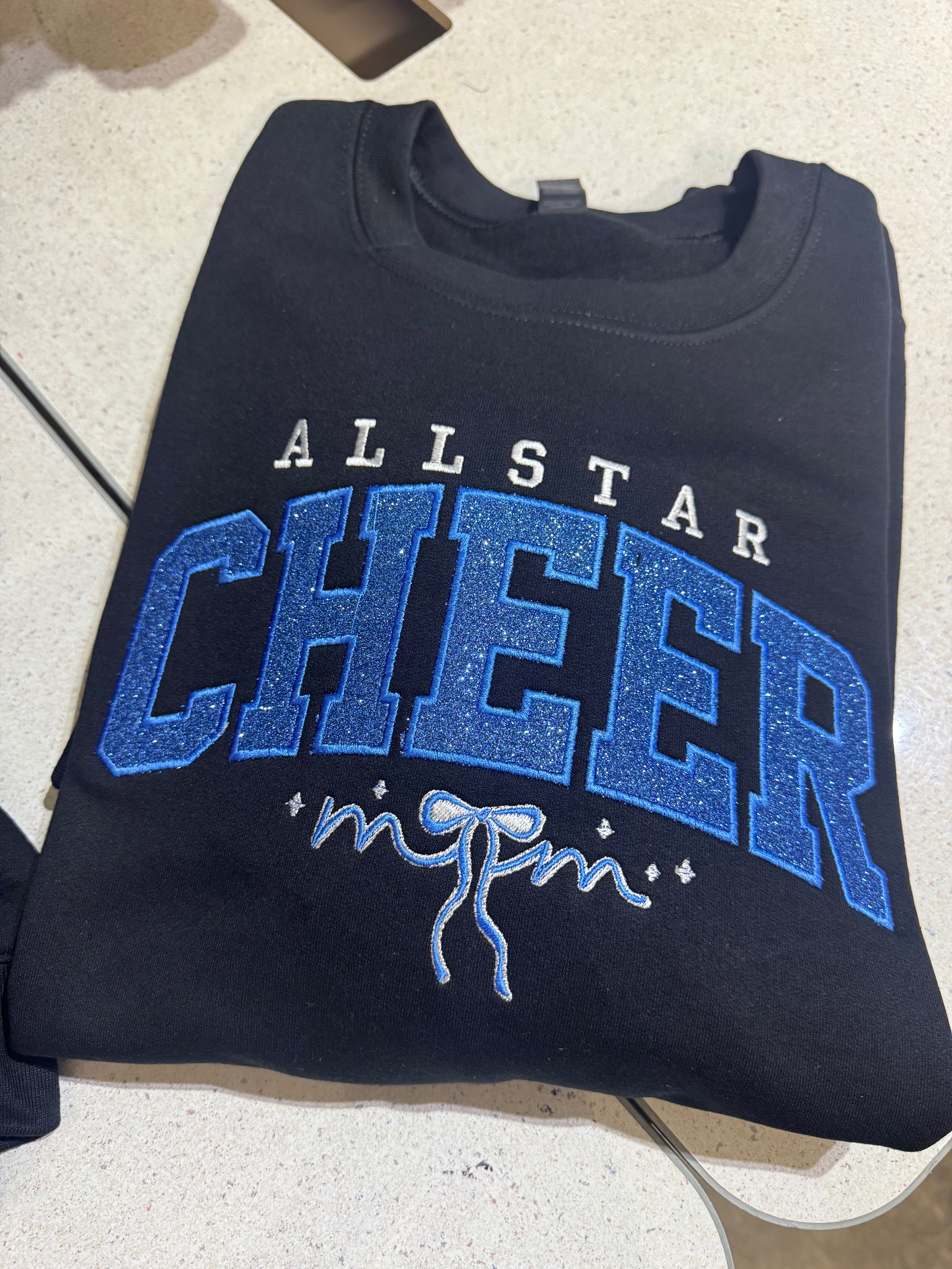 All-Star Glitter Appliqué Sweaters – Premium Cheer & Dance Spirit Wear