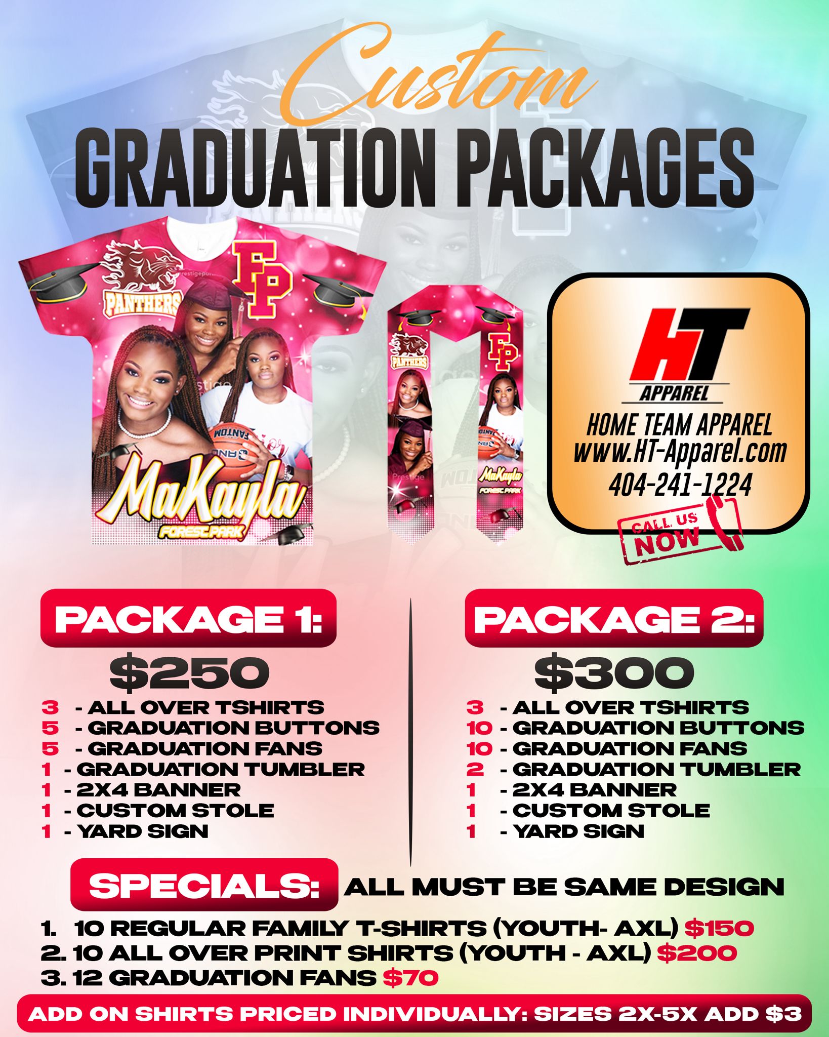 Graduation Packages – HT Apparel Online