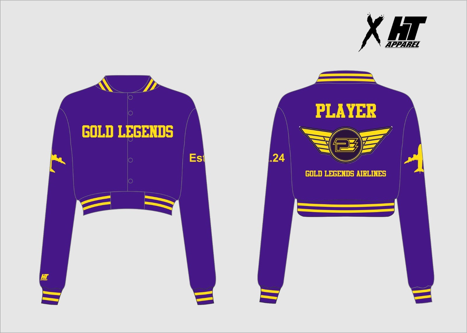 Gold Legends Satin Jacket