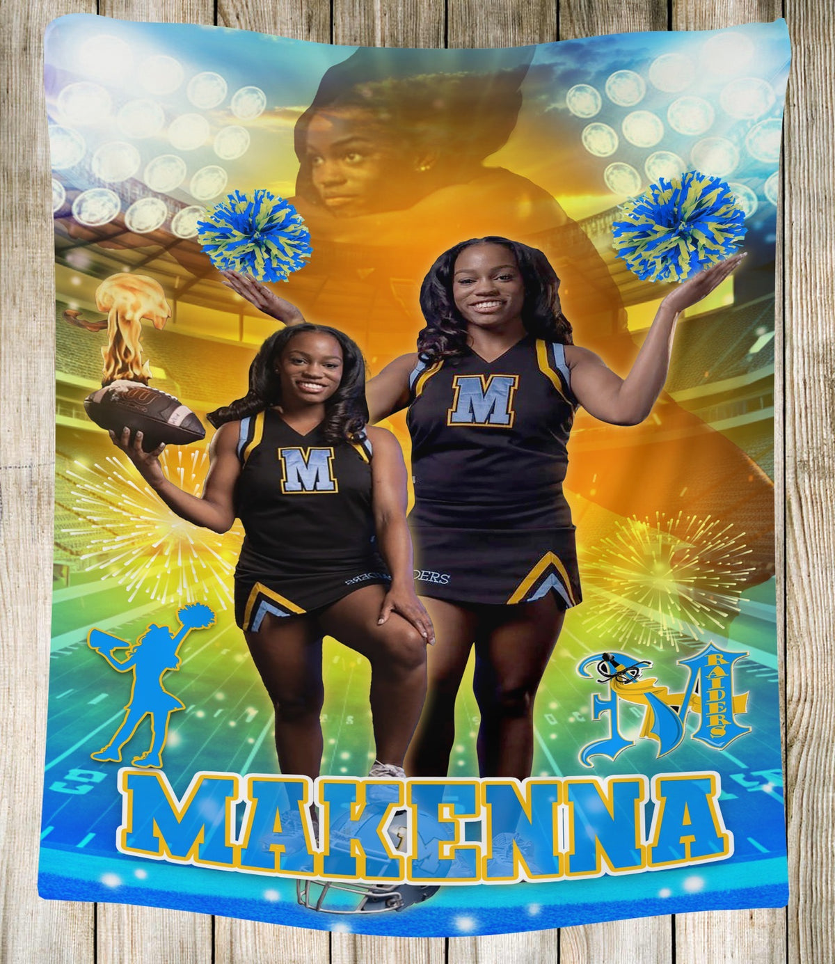 Benjamin E. Mays all over Cheer Blankets