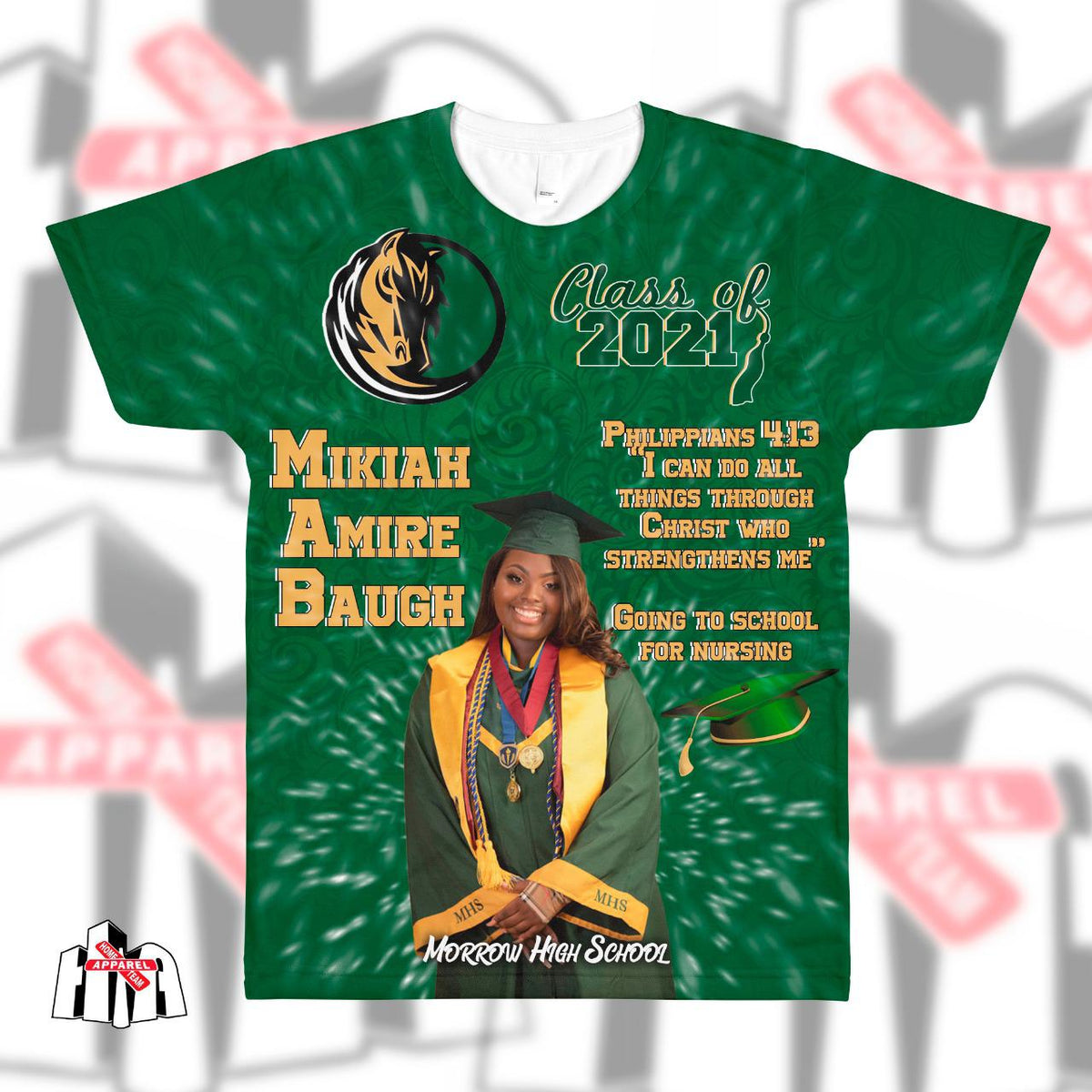 Custom Graduation 3D Shirt